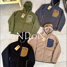 SaNDoN x『patagonia』QQ毛復古撞色防水壓膠拉鍊 Mal-sn專利設計保暖升級連帽外套 231107