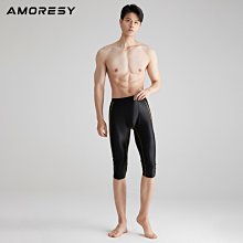 AMORESY | 504 Ares系列 男士光澤透氣緊身七分褲