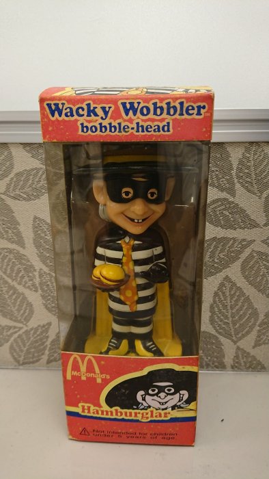 麥當勞，漢堡神偷搖頭娃娃，wacky wobbler bobble-head