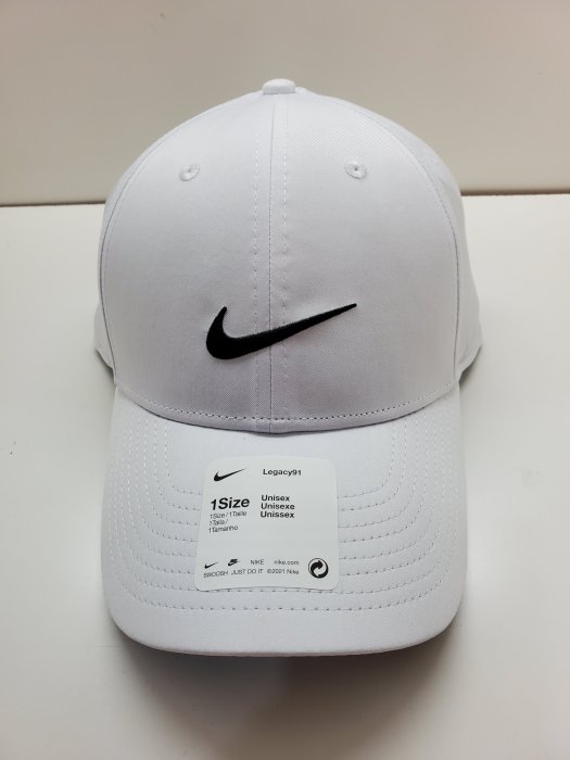 歐瑟-NIKE GOLF DRI-FIT LEGACY 91 CAP 可調式高爾夫球帽/老帽(白色)DH1640-100