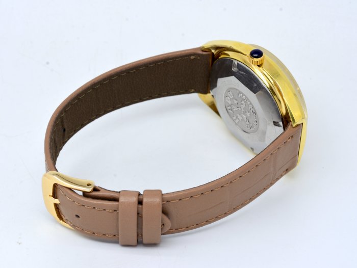 《寶萊精品》RADO 雷達表金黃圓型自動男子錶