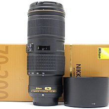 【台南橙市3C】NIKON AF-S 70-200MM F4 G ED VR 小小黑 公司貨 二手鏡頭 #81345