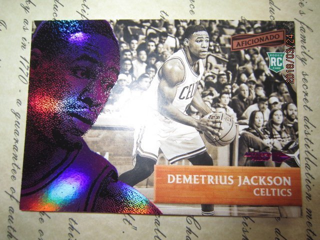 新賣家~16/17~Demetrius Jackson~AFICIONADO~平行~紫亮~RC~沒限量~5 1元起標