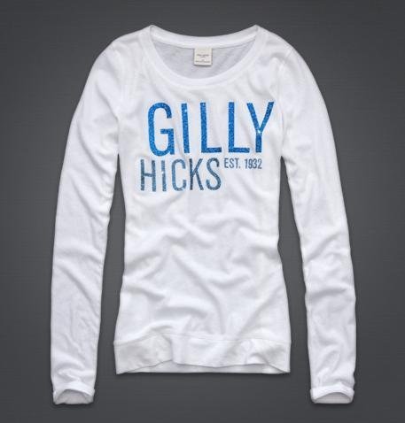 Gilly Hicks (GH) 白色 亮粉 長袖T / 美國帶回 / 全新真品 / 現貨在台 / 女生XS號
