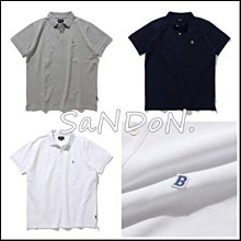 SaNDoN x『BEAMS』經典小LOGO刺繡字母POLO簡約TEE 230223