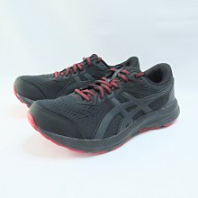 ASICS GEL-CONTEND 8 男款 1011B679001 慢跑鞋 4E楦 黑紅 大尺碼【iSport愛運動】