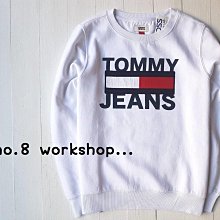 ☆【TH女生館】TOMMY HILFIGER大LOGO貼布長袖T恤/大學T【TOMG002R8】(XS-S)