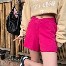 NANAS【D03266】輕時尚日常✨╻2色！夏日鬆緊腰休閒寬褲管顯瘦短褲 特價 預購