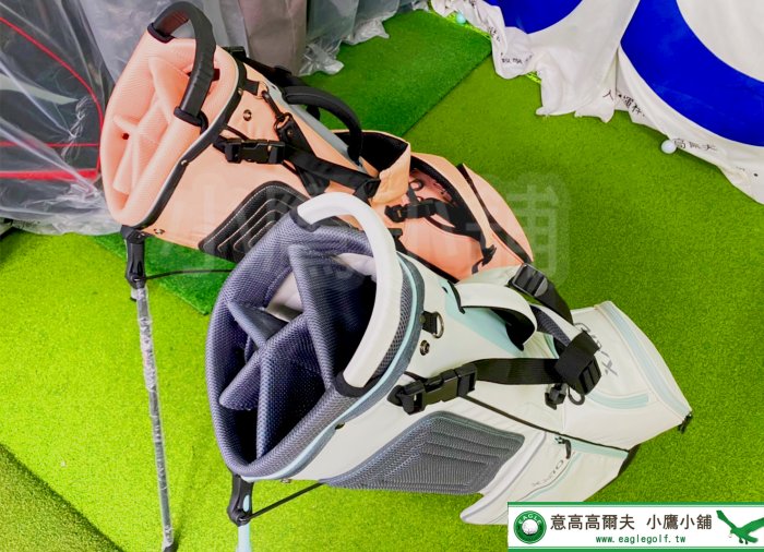 [小鷹小舖] Dunlop XXIO Golf 女仕 高爾夫球桿袋 C-21105IPK 8.5型/2.7kg 粉/白