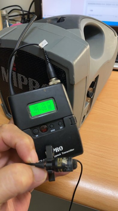 ☆手機寶藏點☆2手Mipro ma-101 專業無線擴音器 功能正常 全新電池