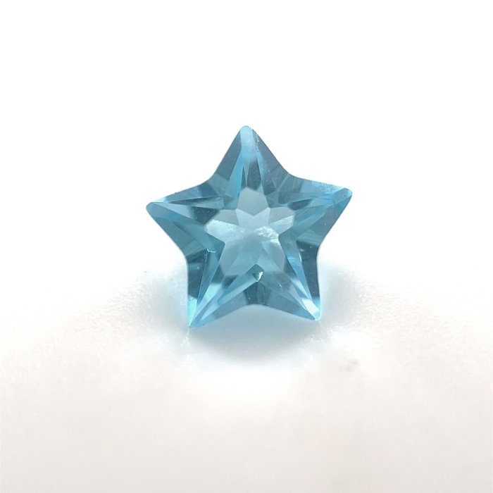 藍色天然拓帕石(Blue Topaz)裸石0.75ct [基隆克拉多色石Y拍]