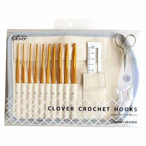 Clover 新金色鉤針組2/0號~10/0號共10隻~可樂牌毛線編織工具43-405~適所有線材☆彩暄手工坊☆