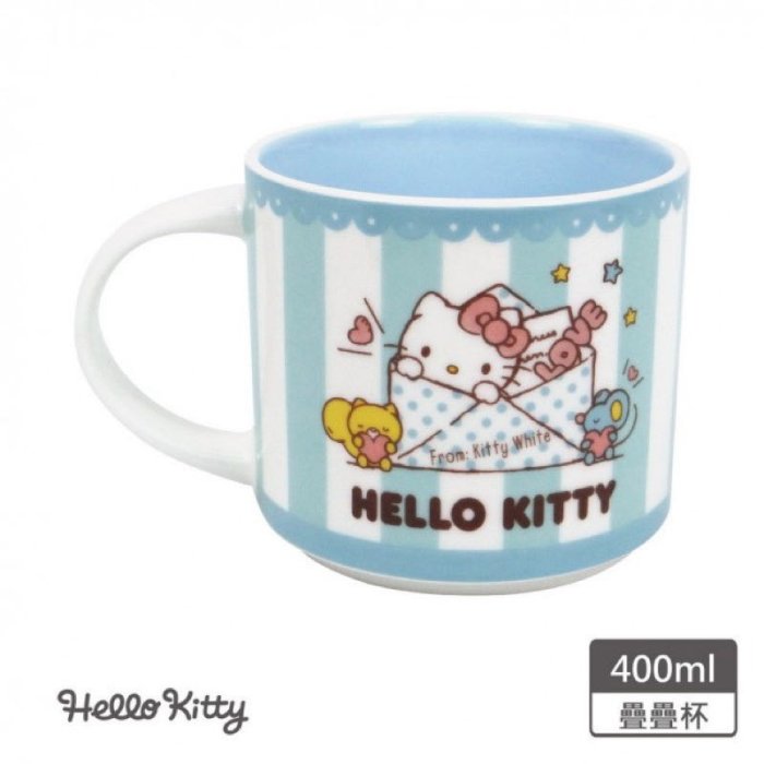 正版授權 7-11限定 三麗鷗 HELLO KITTY 凱蒂貓 疊疊杯 馬克杯 玻璃杯 咖啡杯 飲料杯 飲水杯 單耳杯 陶瓷杯 杯子 水杯