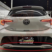 【小鳥的店】豐田 2021-2024 Corolla Sport 後下巴 後雙出 專車專用 雙出尾管美規 鉑鑽白