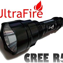 絕對正廠真品 UltraFireC8 R5晶片強光戰術手電筒/強光手電筒 非Q3 Q5 R2/XML T6(圖四全配)