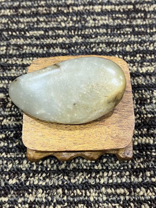 金欣古玩，天然和闐玉，和闐棗紅皮籽料原石拍賣～01542～xin