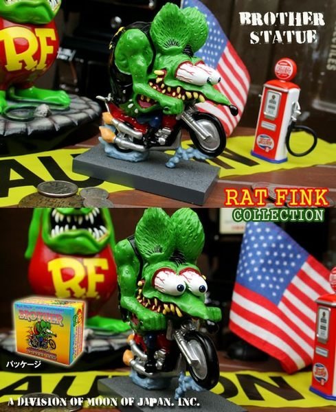 (I LOVE樂多)(極少量)RAT FINK RF CHOPPERS芬克爆走鼠 HOT ROD