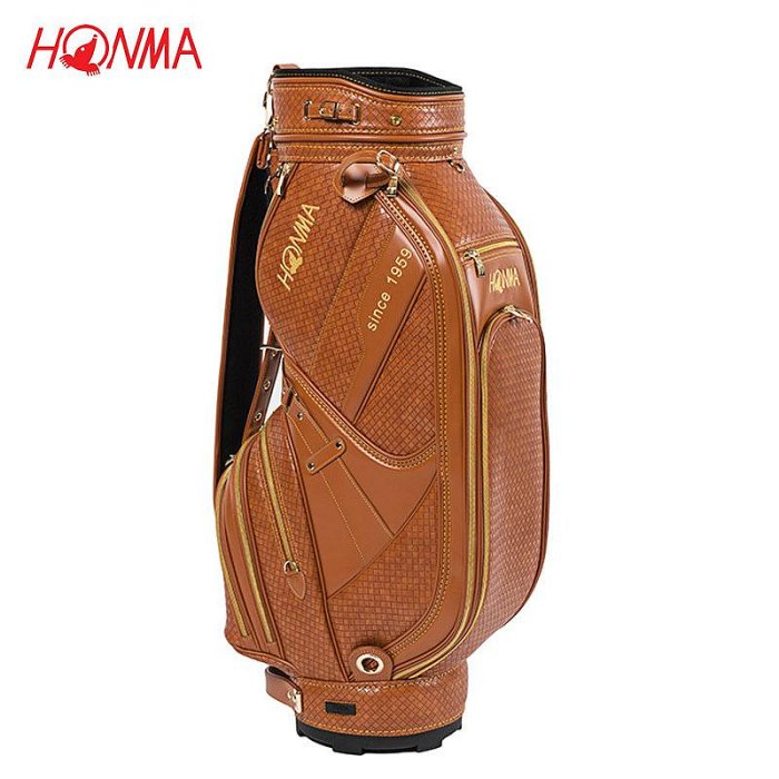 小夏高爾夫用品 專柜高爾夫球包CB1714 HONMA男士高爾夫球包皮革球袋桿袋