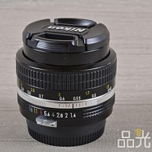 【品光攝影】NIKON Non-AI 50mm F1.4 標準定焦 大光圈人像 手動 #125799