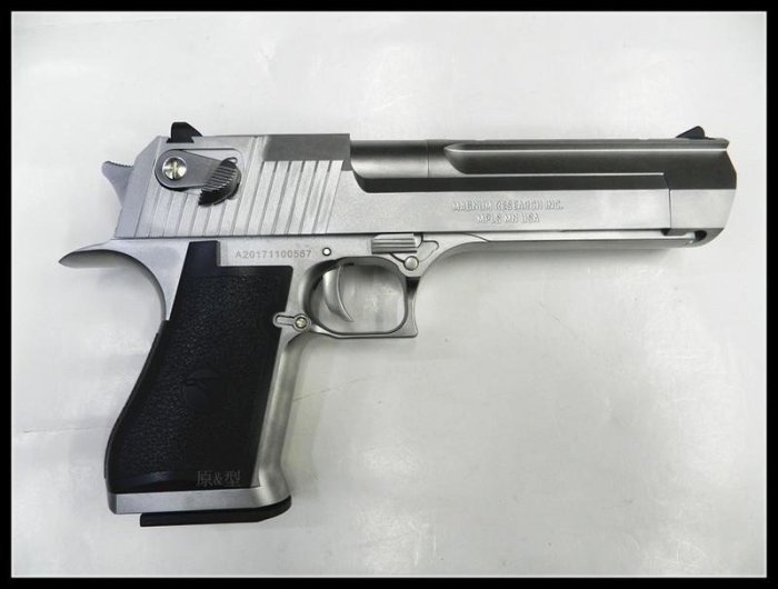 【原型軍品】全新 Cybergun授權刻字 WE 全金屬 沙漠之鷹 Desert Eagle 銀色版