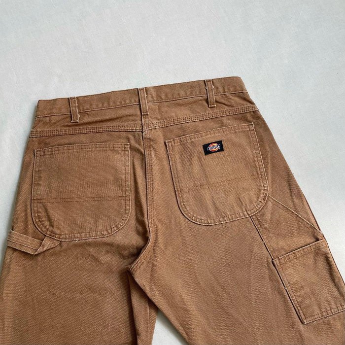 美國經典 Dickies 1939 Duck Carpenter Pants 純棉厚磅帆布畫家褲 工作褲 vintage