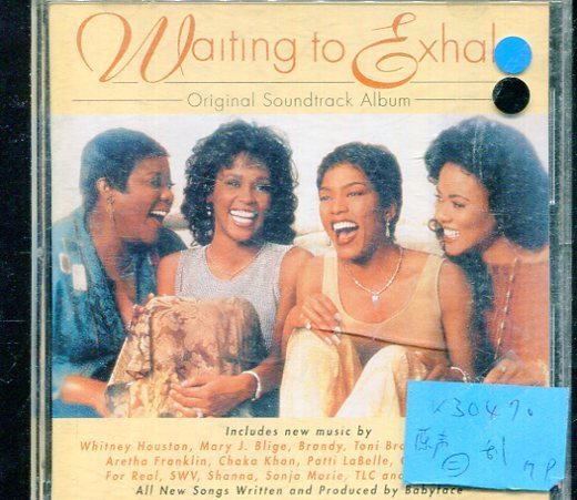 *真音樂* WAITING TO EXHALE ORIGINAL SOUNDTRACK  二手 K30470 (刮傷)