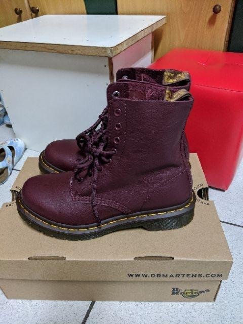 Dr. Martens 1460 Parcal 馬汀鞋 8孔軟皮革（櫻桃紅）全新