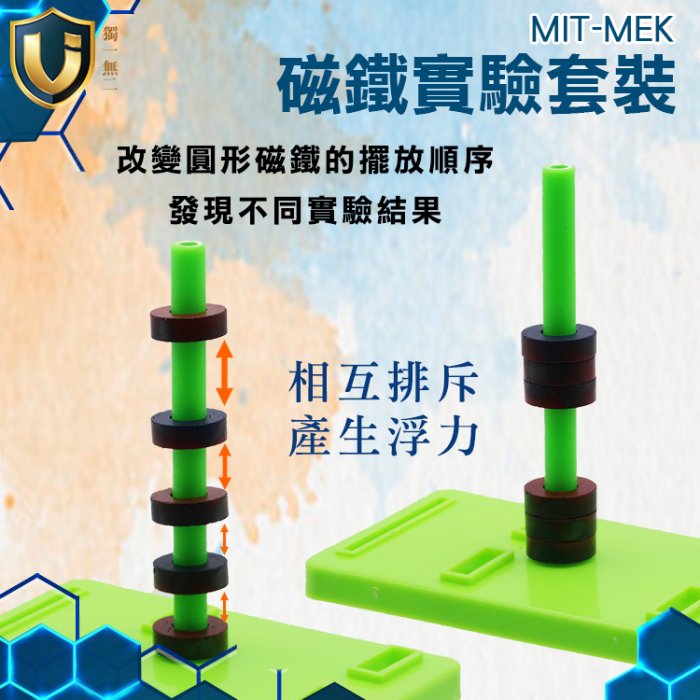 《獨一無2》自然科學實驗 MIT-MEK 磁鐵鐵粉 科普玩具 磁鐵教具 兒童玩具 鐵粉盒 吸鐵石 磁鐵實驗套組