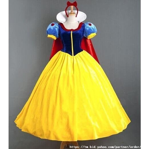 【熱賣下殺價】 禮服2022服裝成人白雪公主裙舞臺表演cosplay服裝 女童節日禮服