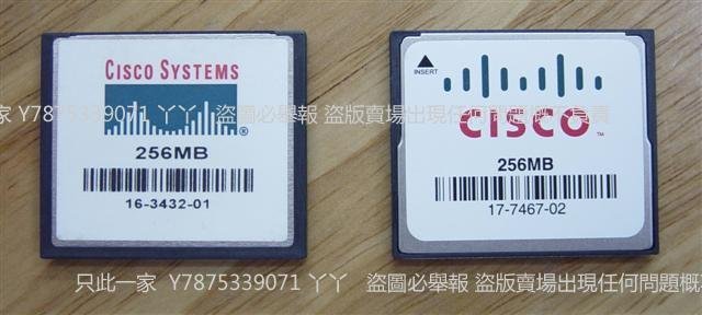 思科CISCO CF 256M 工業級CF卡 256MB 思科1841 2811等路由用CF卡丫丫