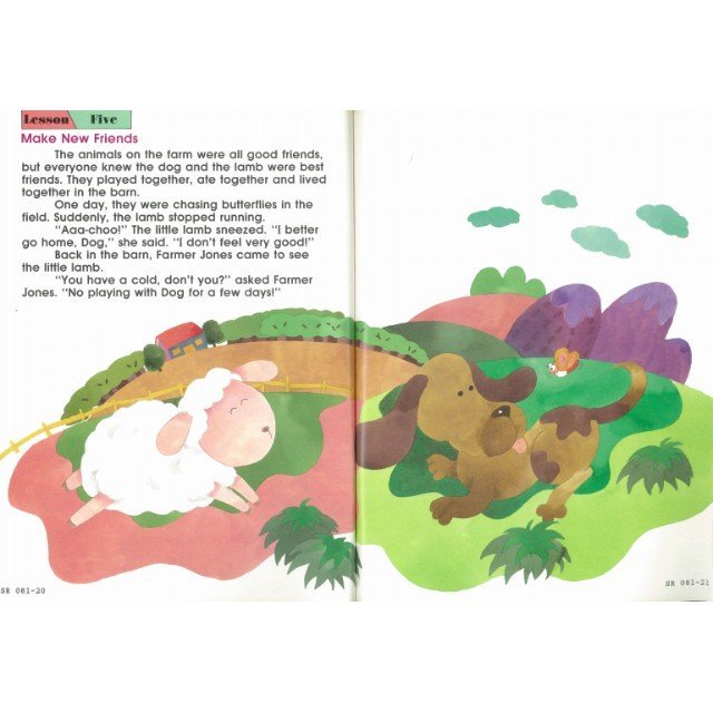 魏蘇珊美語8 Reader Animal Tales(幼福製作)兒童美語讀本故事書繪本畫本 句型