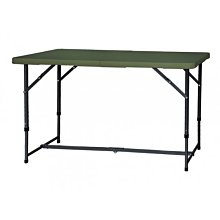 [ 家事達 ] 台灣OA-161-3　攜帶式4×2尺環保會議桌(墨綠色)  特價