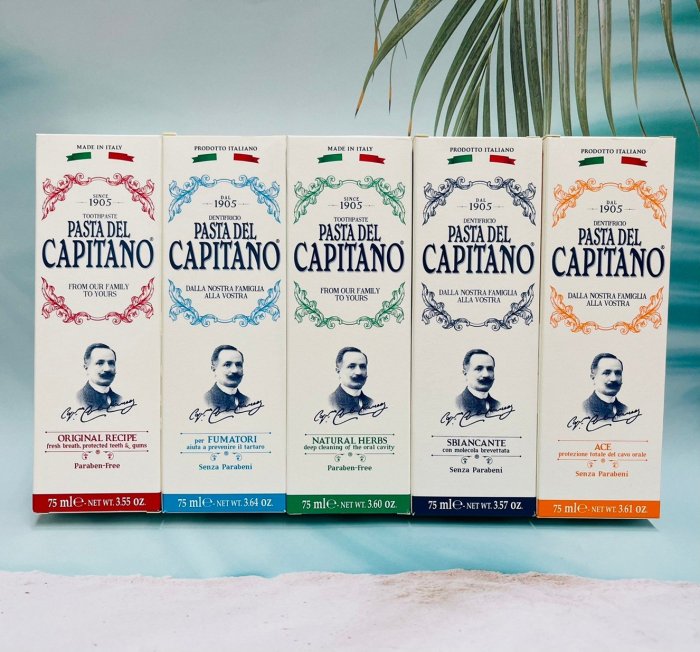 PASTA DEL CAPITANO 義大利隊長牙膏 75ml 五款可選