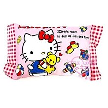 ♥小花花日本精品♥Hello Kitty 三麗鷗 寶可夢 皮卡丘 方形棉質嬰兒枕頭~3