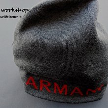 【A/X配件館】☆【ARMANI EXCHANGE品牌毛帽】☆【AXH001A4】☆ (深灰色)