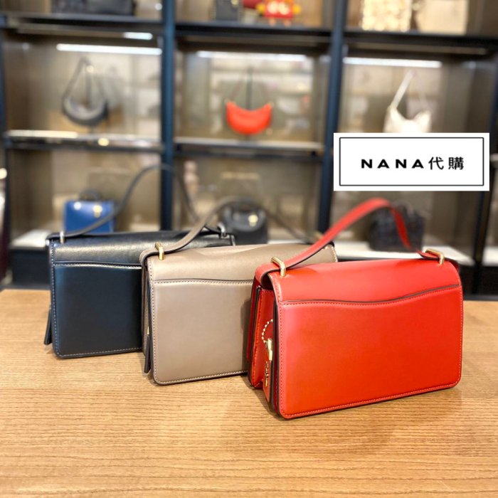 NaNa代購 COACH CC416 CD709 蔻馳新款BANDIT女士翻蓋單肩斜挎包 多隔層 肩帶可調 附購證