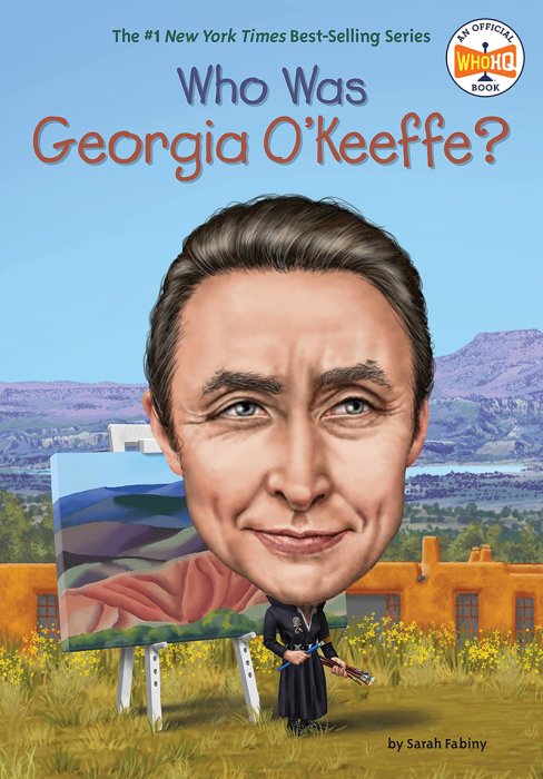 ＊小貝比的家＊WHO WAS GEORGIA O'KEEFFE/平裝/7~12歲/Who was(is) (偉人傳記)
