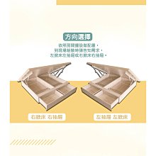 【欣和床店】5尺雙人側掀式掀床+超大側二抽收納床底
