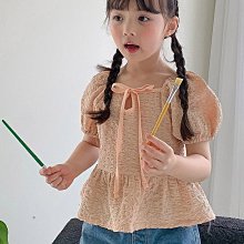 5~13 ♥上衣(杏色) MOMOANN-2 24夏季 MOM240319-023『韓爸有衣正韓國童裝』~預購