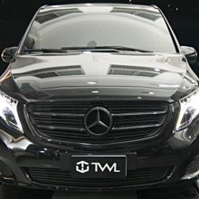 《※台灣之光※》全新BENZ賓士W447 VITO 15 16 17年全LED黑色投射R8大燈組方向燈是跑馬燈V250D