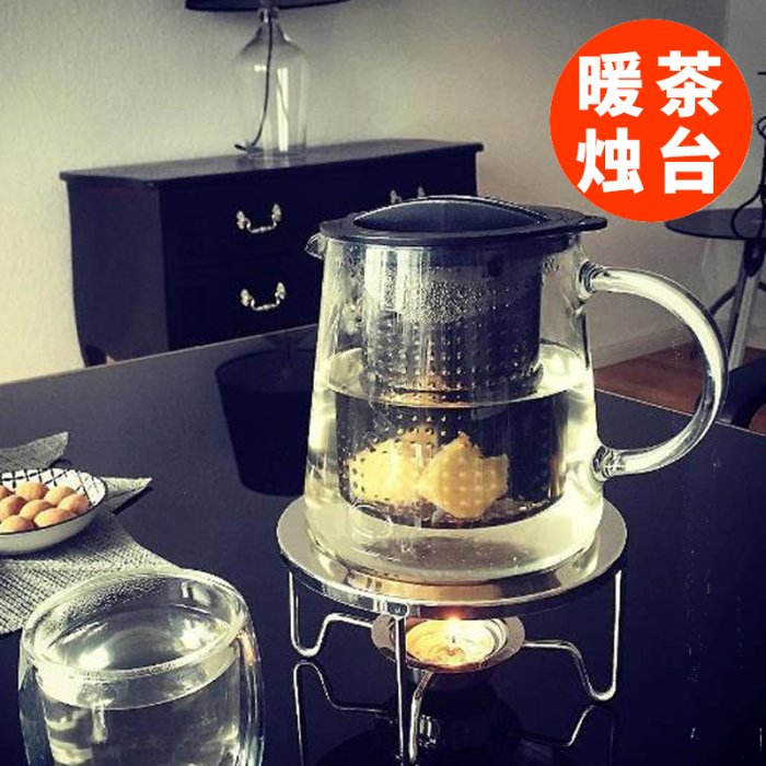 現貨熱銷-德國finum芬倫玻璃泡茶壺耐高溫過濾沖茶器茶水分離套裝高級單壺茶壺單壺