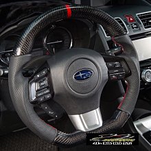 【小鳥的店】速霸陸 WRX STI LEVORG SUBARU 碳纖維紅環款 變形蟲 方向盤