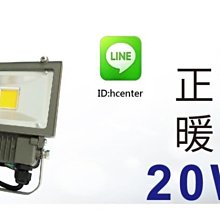 [ 家事達 ] HS -LED大功率照明 20W 探照燈 投射燈 特價