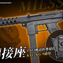 [01] KTC TEC-9 KG-9 折疊槍托 轉接座 ( 1913軌道GBB槍BB彈模型槍步槍狙擊槍卡賓槍英特拉泰克衝鋒槍