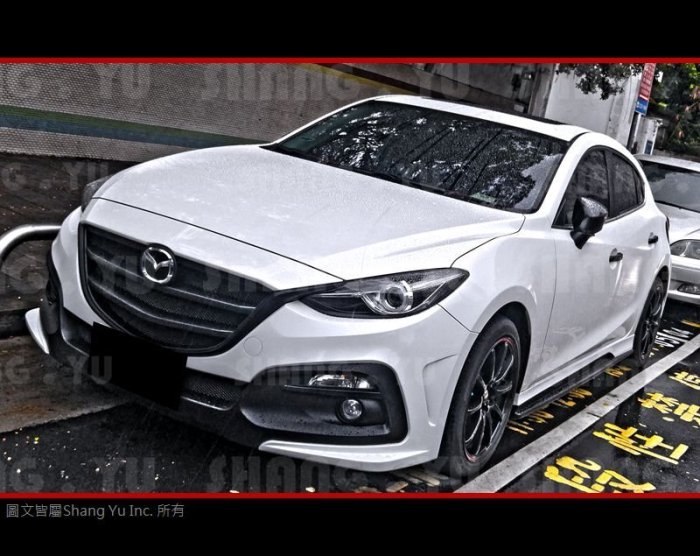 2015 2016 馬3 馬自達3 MAZDA3 中尾翼 空力套件