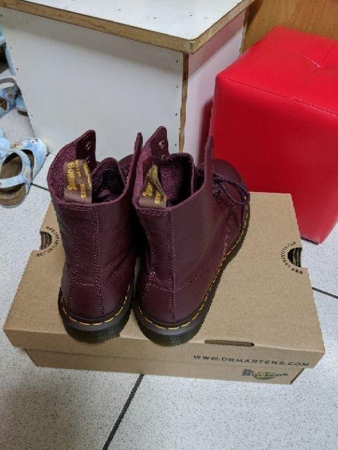 Dr. Martens 1460 Parcal 馬汀鞋 8孔軟皮革（櫻桃紅）全新