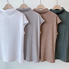 *~fuyumi boutique~*100%正韓 23S/S 熱賣款 三宅一生細摺小立領短袖上衣 多色