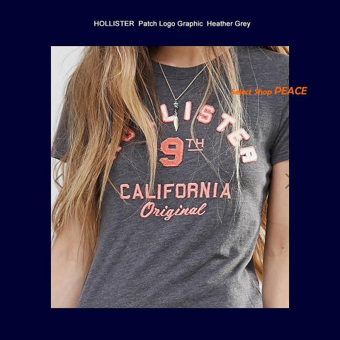 Hollister 美國【現貨】S號 T恤 Patch Logo Graphic