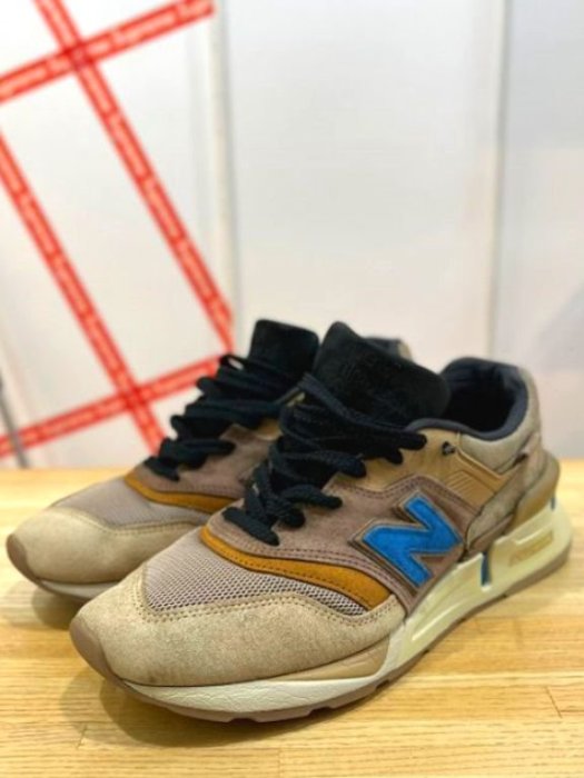 BLACK極新KITH x NONNATIVE x NEW BALANCE 美製997S大地色沙色奶茶色慢跑鞋