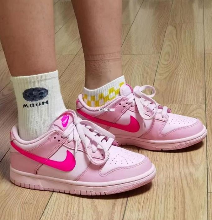 Nike Dunk Low“Triple Pink 頑皮豹 粉色 粉紅豬 女神滑板鞋 DH9765-600公司級